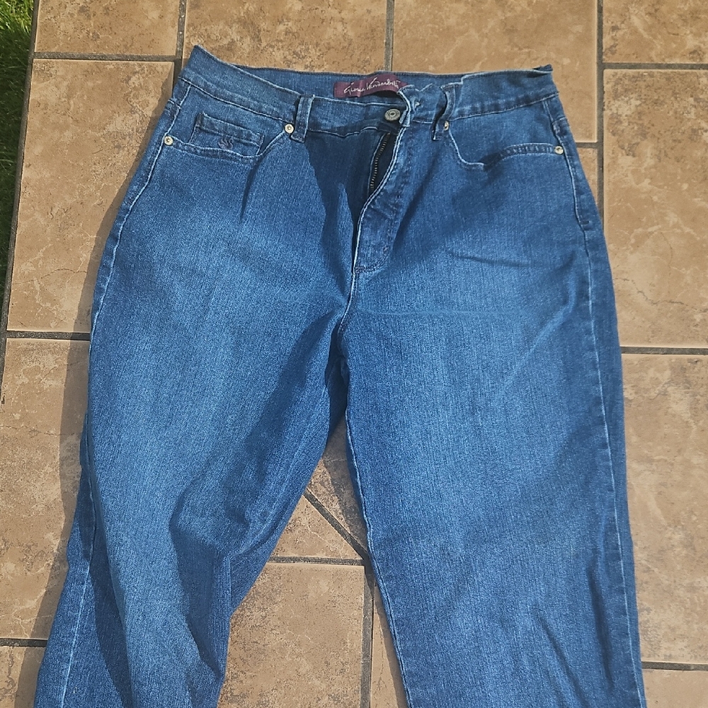 Gloria Vanderbilt Deep Blue Jeans